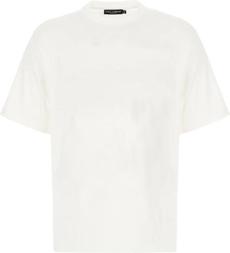 Dolce & Gabbana T-shirt - Heren - T-shirts - Wit - 2XL - Tops