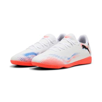 Puma Fussballschuh PUMA FUTURE 8 PLAY IT, Gr. 46,5, weiss (puma wei&szlig;, puma schwarz, glowing rot), Synthetik, Schuhe Fussballschuh