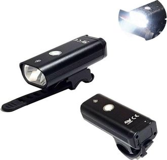 Trade Shop Trade Shop - Luce Anteriore Led Cob Ricaricabile Usb Bici Ciclo Bicicletta Bianco Te-b0084