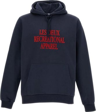 Les Deux Hombre, Sudaderas, Azul, Talla: S