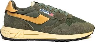 Autry Green Logo Sneakers