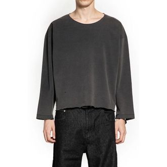 Second/Layer Long Sleeve T-Shirts, male, Black, M, Thrasher LS Teee