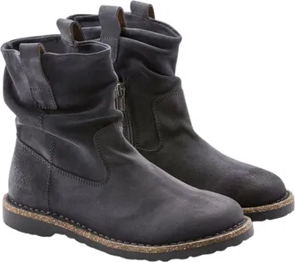 Birkenstock Womens Luton Suede Leather Boot In Graphite