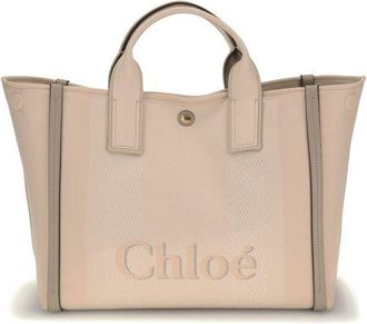 Chloé Beige Cotton Womens Handbag