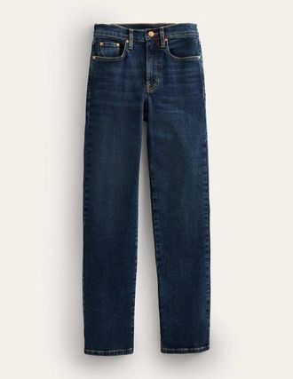 Boden Mid Rise Slim Leg Jeans Indigo Vintage Women Boden