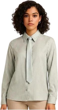 Am&eacute;lie & Am&eacute;lie Fabiola Blouse - Dames - Overhemden - Groen - XL - Overhemden