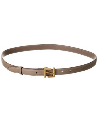 Fendi Fendi Ff Buckle Leather Belt