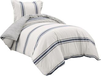 Lush D&eacute;cor 2Pc Farmhouse Back-To-Campus Duvet Cover Set