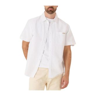 Calvin Klein Heren, Overhemden, Wit, Maat: XS Katoen