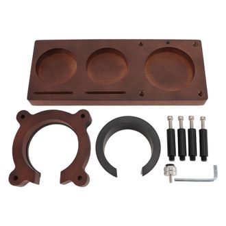 OEM Soporte Universal De Madera Maciza Para Portafiltros - Estaci&oacute;n De Prensado Para Prensadores De 51/53/58 Mm