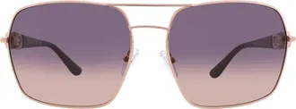 Guess Smoke Gradient Navigator Ladies Sunglasses GU00159 28B 63