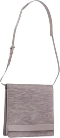 Louis Vuitton Pre-owned Leather Cross Body Bag - Dames - Vintage Schoudertas - Paars - ONE Size - Leer - Vintage