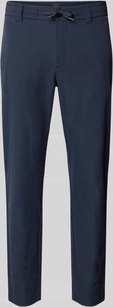 Boss Orange by Hugo Boss BOSS Orange Tapered Chino mit Tunnelzug in Marine, Gr&ouml;&szlig;e 30/32