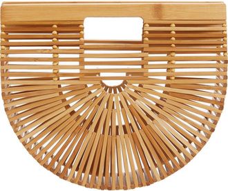 Cult Gaia Gaias Ark Small Top Handle Bag in Natural at Nordstrom