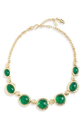 Kenneth Jay Lane Stone Necklace in Gold at Nordstrom