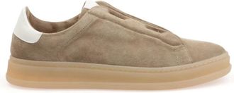 Kiton Fits Sneakers - Heren - Sneakers - Beige - 40 EU - Leer - Schoenen