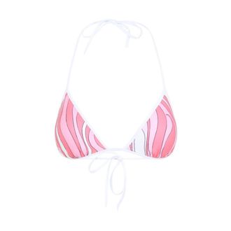 Pucci Top de Bikini Tri&aacute;ngulo - Swimwear - Mujer - Rosa - XS