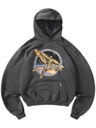 Represent Golden Winged Graphic Hoodie with Tour Location Details