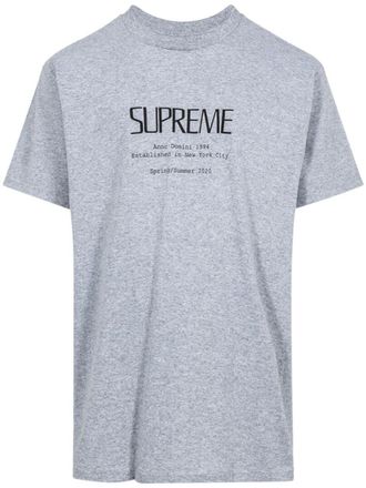 SUPREME T-shirt Anno Domini - Grigio