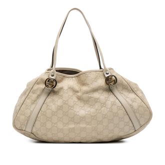 Gucci Sukey Tote Leren Monogram