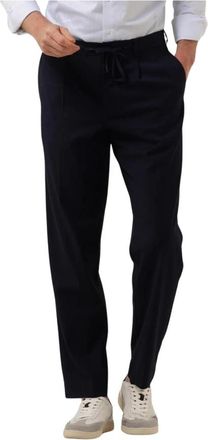 Selected Tapered Leroy Pleat Pant - Heren - Slim Fit Broeken - Blauw - XS - Broeken