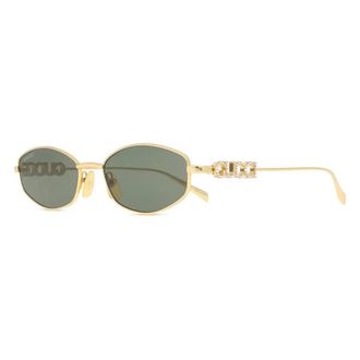 Gucci Grey Oval Ladies Sunglasses GG1802S 001 55