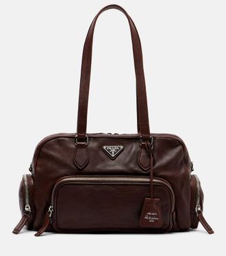 Prada Large leather shoulder bag