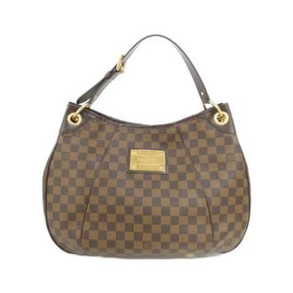 Louis Vuitton Pre-owned Galliera Damier Schoudertas - Dames - Pre-owned - Bruin - Maat: ONE Size