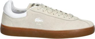 Lacoste Baseshot Suede Sneakers - Dames - Sneakers - Beige - 37 EU - Katoen - Schoenen