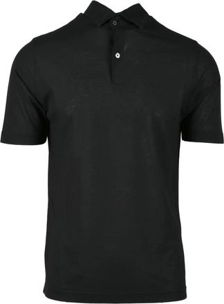 FILIPPO DE LAURENTIIS Heren, Tops, Zwart, Maat: 2XL Katoen