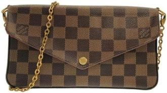 Louis Vuitton Vintage, unisex, Bruin, ONE Size, Pre-owned Pochette F&eacute;licie Schoudertas