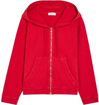 Second/Layer Rola Hooded Cotton Sweatshirt - Red - XL