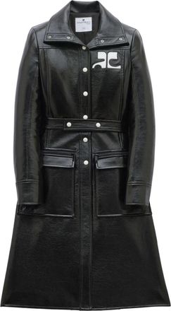 Courrèges Reedition Vinyl Trench Coat
