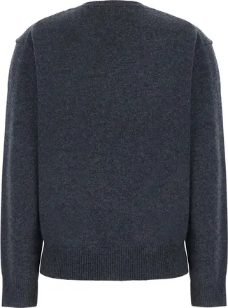Dunst Wool and Cashmere Blend V-Neck Sweater - Gray