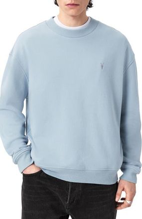 AllSaints Asher Crewneck Sweatshirt in Misty Blue at Nordstrom, Size Medium