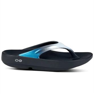 Oofos Womens Oolala Luxe Thong Sandals In Frost