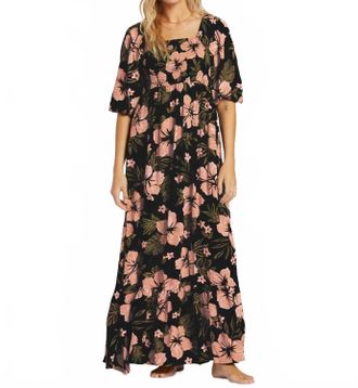 Billabong Full Bloom Dress In Black