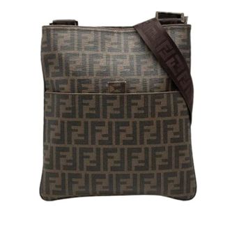 Fendi Pre-owned Cross Body Bags, female, Brown, Size: ONE SIZE Pre-owned Crossbody Bag