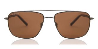 Serengeti Eyewear Tellaro Polarized 8821 Mens Sunglasses Silver Size 60