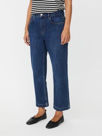Masai MaPortiscan Cropped Jeans in Blue Denim at Nordstrom, Size Xx-Large