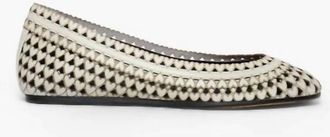Isabel Marant Womens Belni Ballet Flats In Chalk