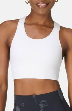 Sweaty Betty Stamina Seamless Sports Bra in White at Nordstrom, Size Xx-Large