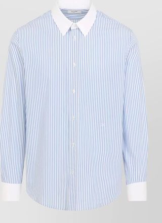 Celine shirt button down collar striped pattern