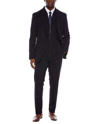 HUGO BOSS 3pc Wool-Blend Suit