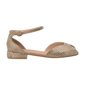 Alma En Pena Flat Sandals, female, Beige, 4 UK, Open toe sandal