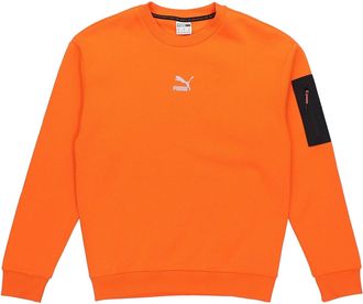 Puma Casual Loose Round Neck Pullover Flame Orange 530291-23
