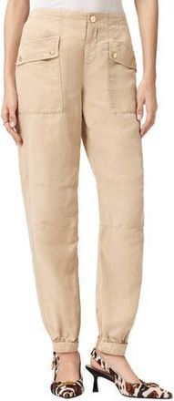 AllSaints Val Twill Cargo Pants in Taupe Brown at Nordstrom Rack, Size 12 Us / 16 Uk