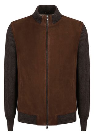Barba Brown Lamb SJ Suede Jacket