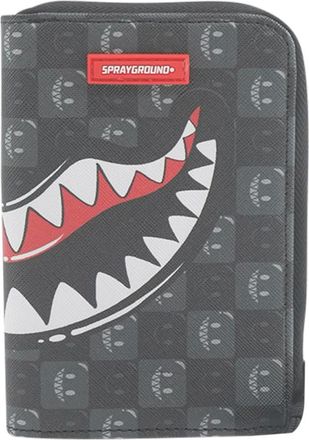Sprayground Sharks In Paris WTF Bubbly Check Wallet - - Accessories - unisex - Nero - ONE SIZE
