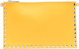 Pierre Cardin Clutch con borchie anni 2000 - Giallo